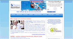 Desktop Screenshot of la-chrononutrition.com
