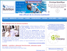 Tablet Screenshot of la-chrononutrition.com